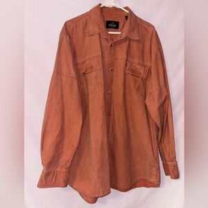 RedHead Men's Burnt Orange Shirt Jacket